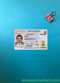 USA Indiana ID Card  photolook FRONT